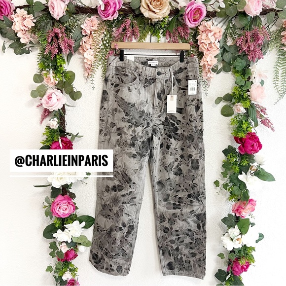 ✨FLASH SALE✨Good American 90s Marbled High Rise Jeans✨FINAL PRICE✨ - Picture 2 of 11